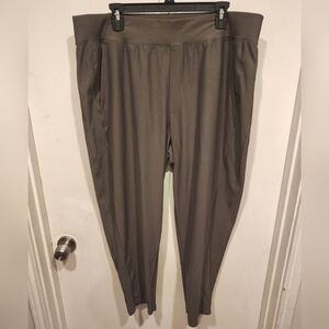 Old Navy Women's Olive Powersoft Pull-On Performance Pants Sz XXL Casual Go Dry